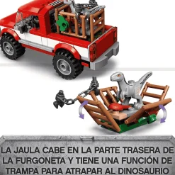 LEGO Jurassic World Captura de los Velocirraptores Blue y Beta 76946