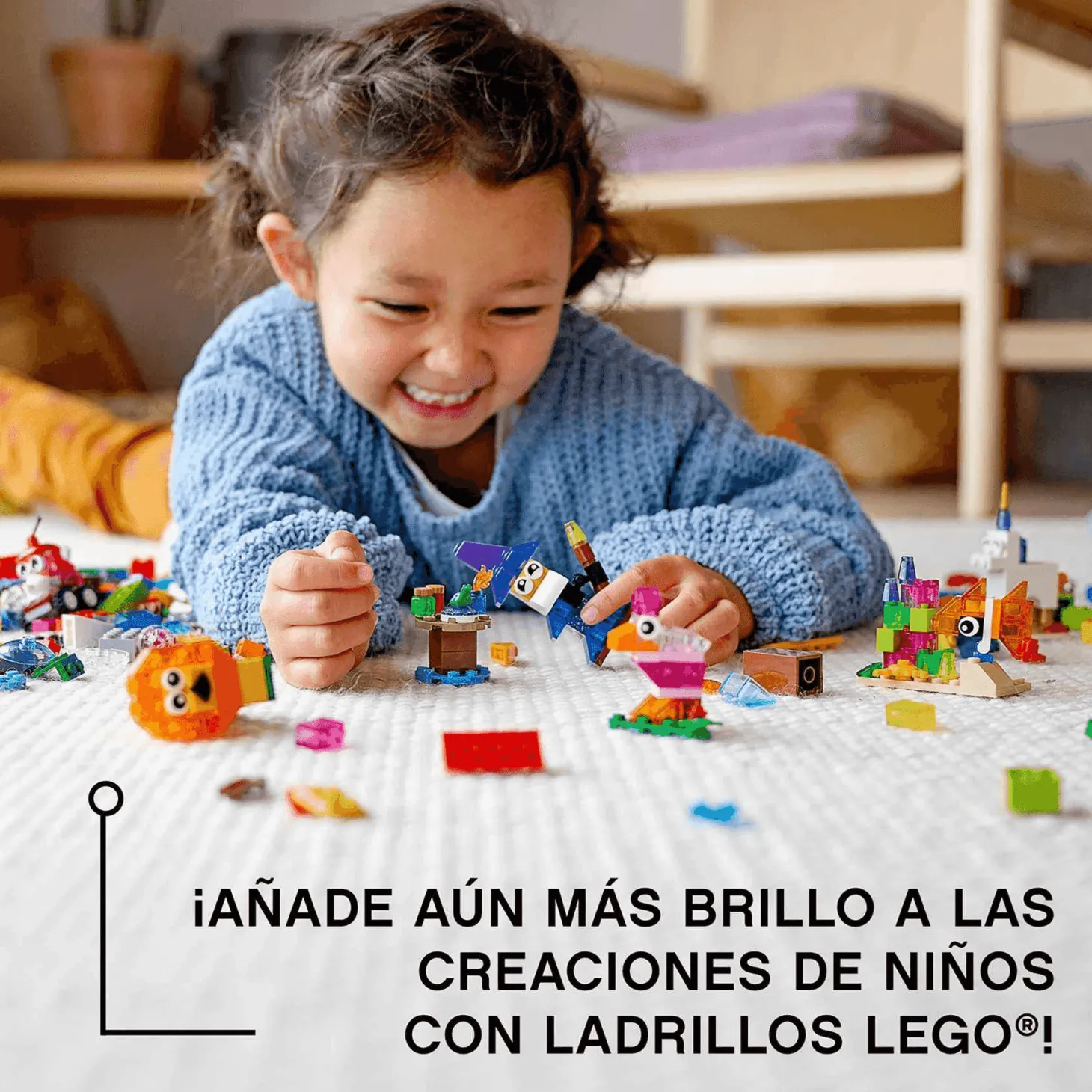 Lego Ladrillos Creativos Transparentes