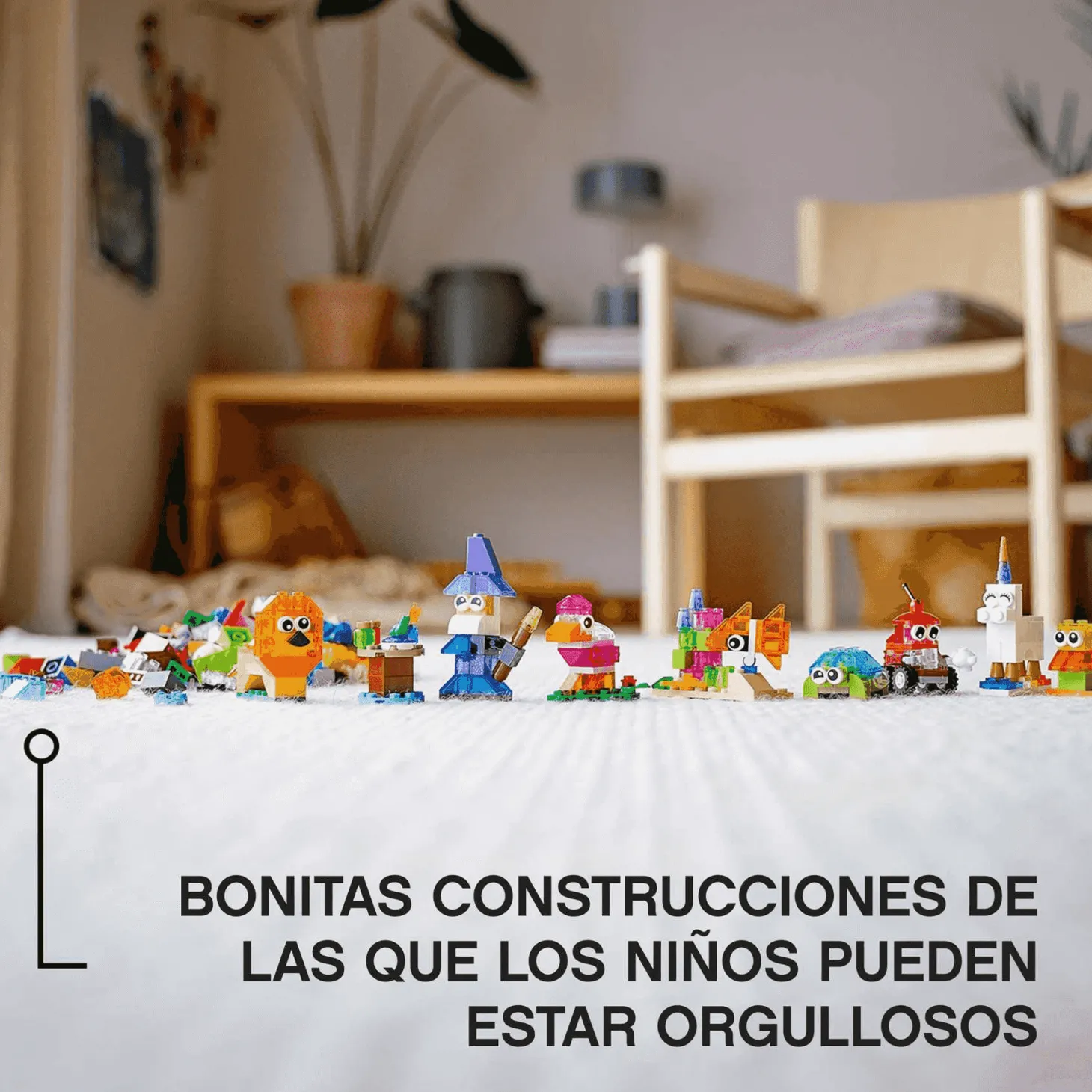 Lego Ladrillos Creativos Transparentes