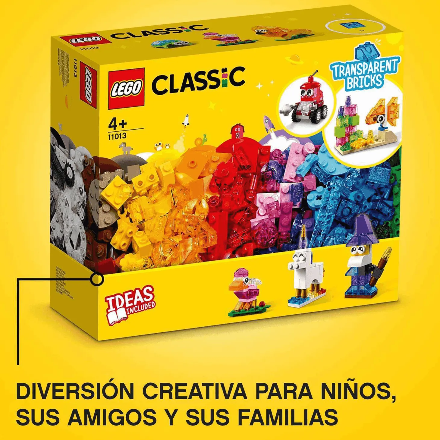 Lego Ladrillos Creativos Transparentes