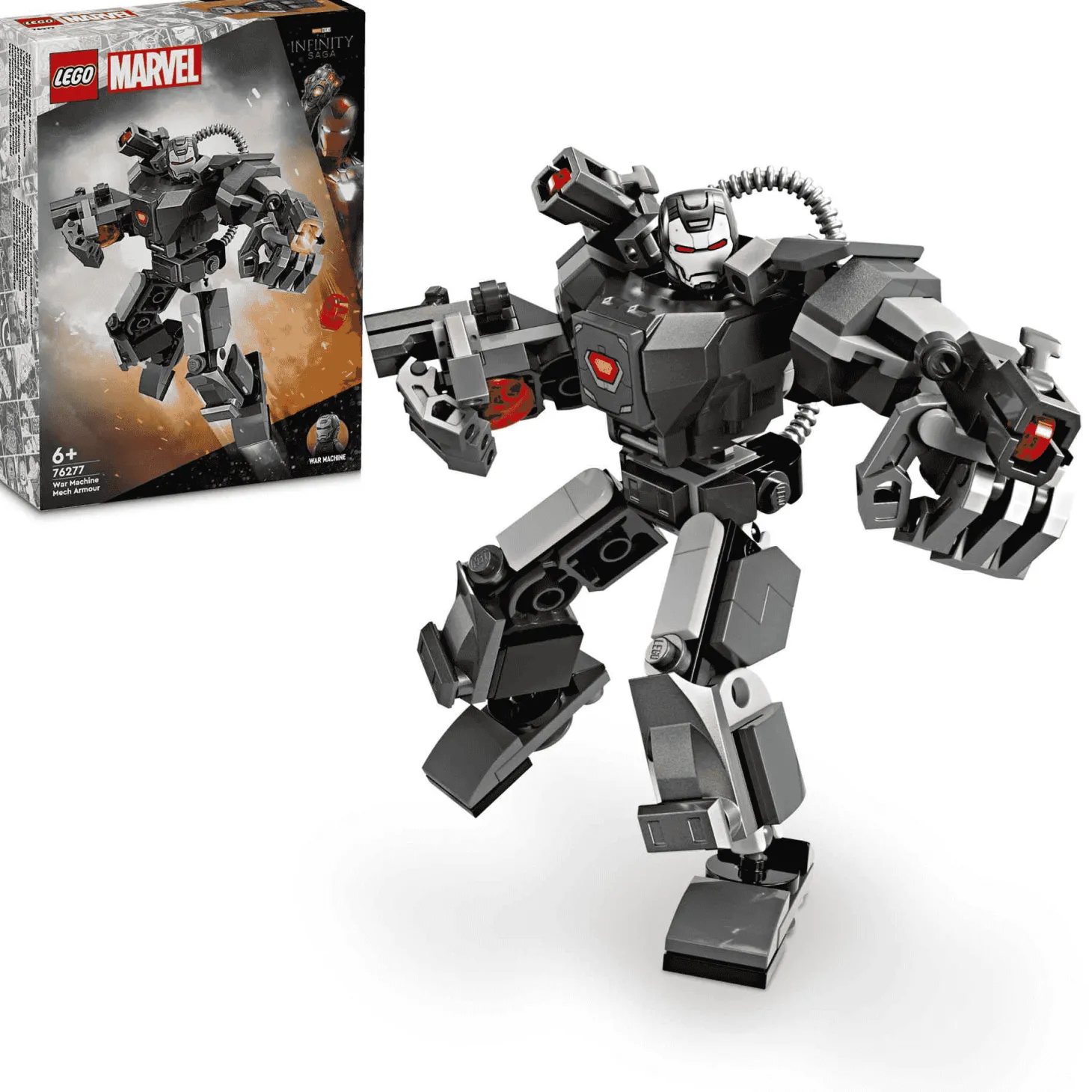 LEGO Marvel Armadura Robótica de Máquina de Guerra Juguete de construcción 76277