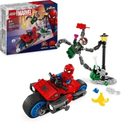 LEGO Marvel Persecución en Moto: Spider-Man vs. Doc Ock 76275