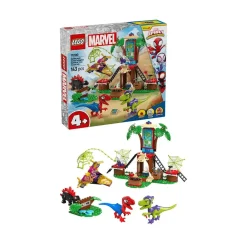 LEGO Marvel Spidey y su Superequipo Spidey y Gobby: Batalla de Raptores en la Base de la Casa del Ár