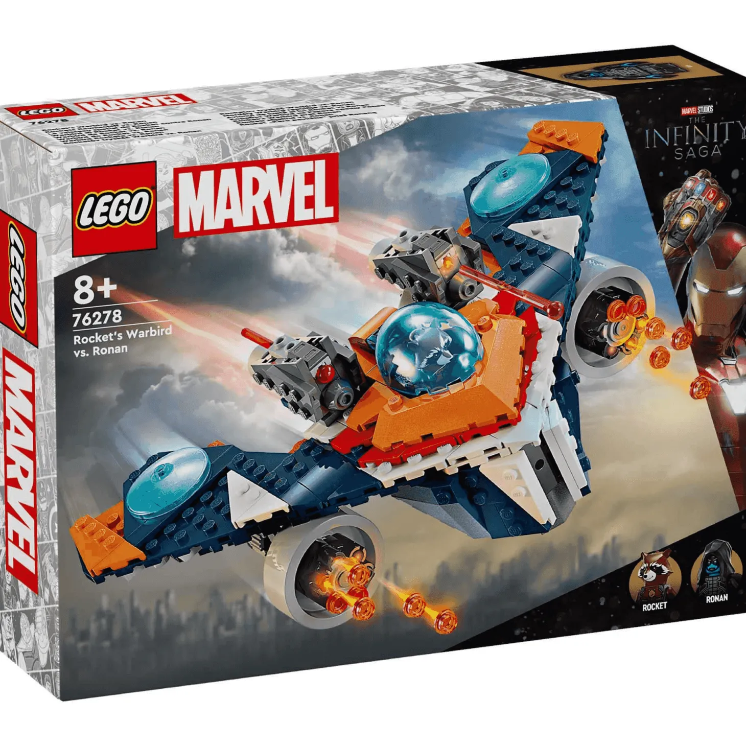 LEGO Marvel Warbird de Rocket vs. Ronan Kit 76278