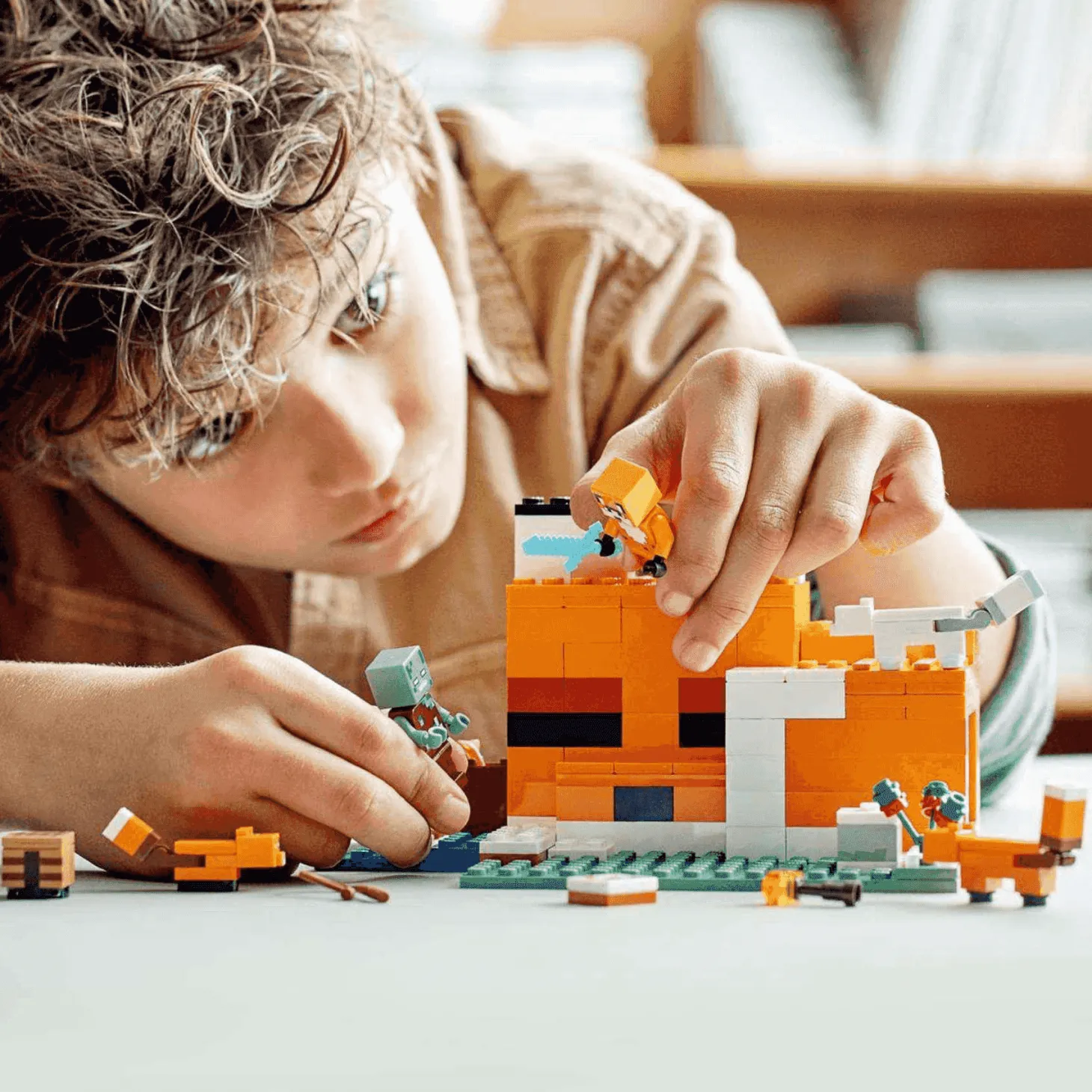 LEGO Minecraft 21178 El Refugio-Zorro (193 piezas)