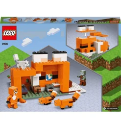 LEGO Minecraft 21178 El Refugio-Zorro (193 piezas)