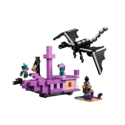 LEGO Minecraft El Dragón Ender y el Barco del End