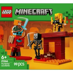 LEGO Minecraft La Batalla de Lava del Inframundo 21266