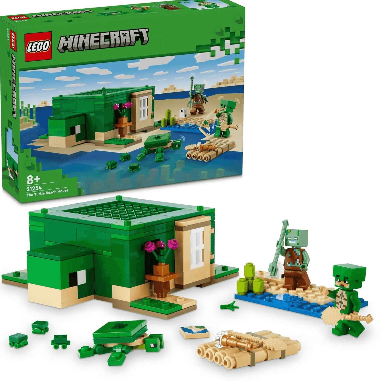 LEGO Minecraft La Casa-Tortuga de la Playa Modelo 21254