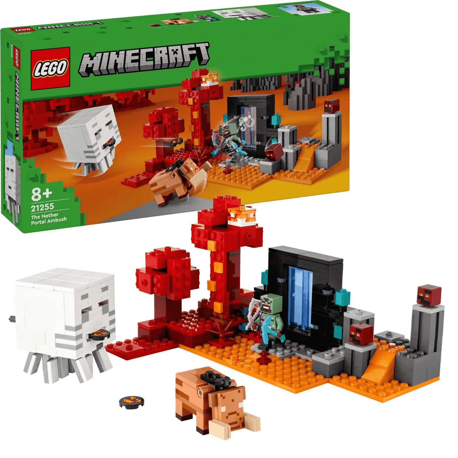 LEGO Minecraft La Emboscada en el Portal del Nether 21255
