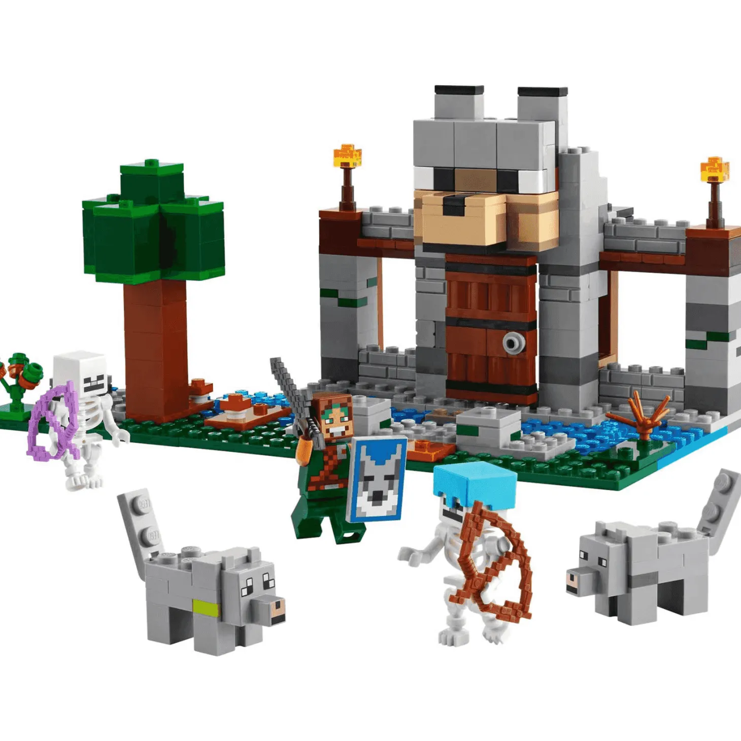 LEGO Minecraft La Fortaleza-Lobo Juego 21261