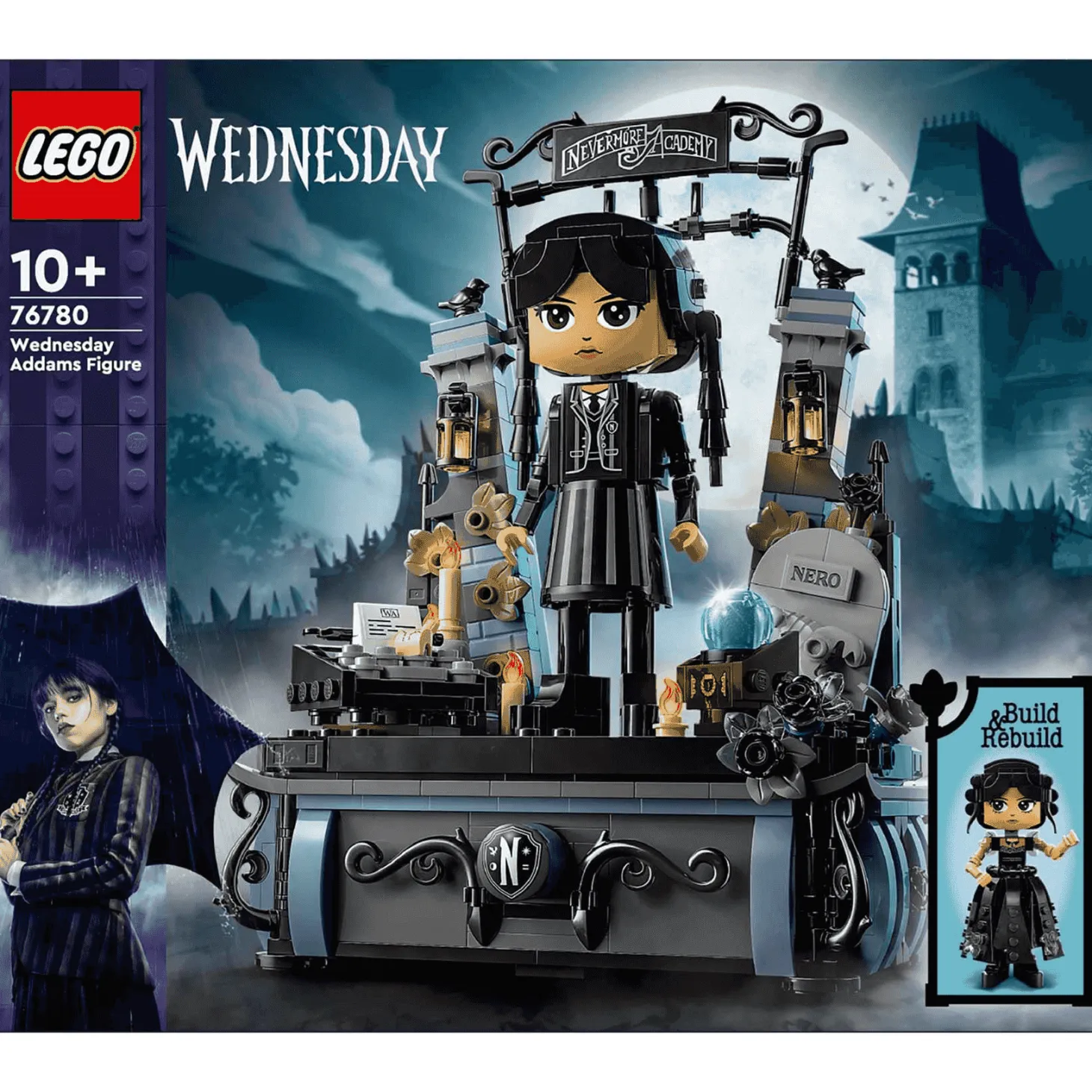 LEGO Miércoles Figura de Miércoles Addams Juguete 76780