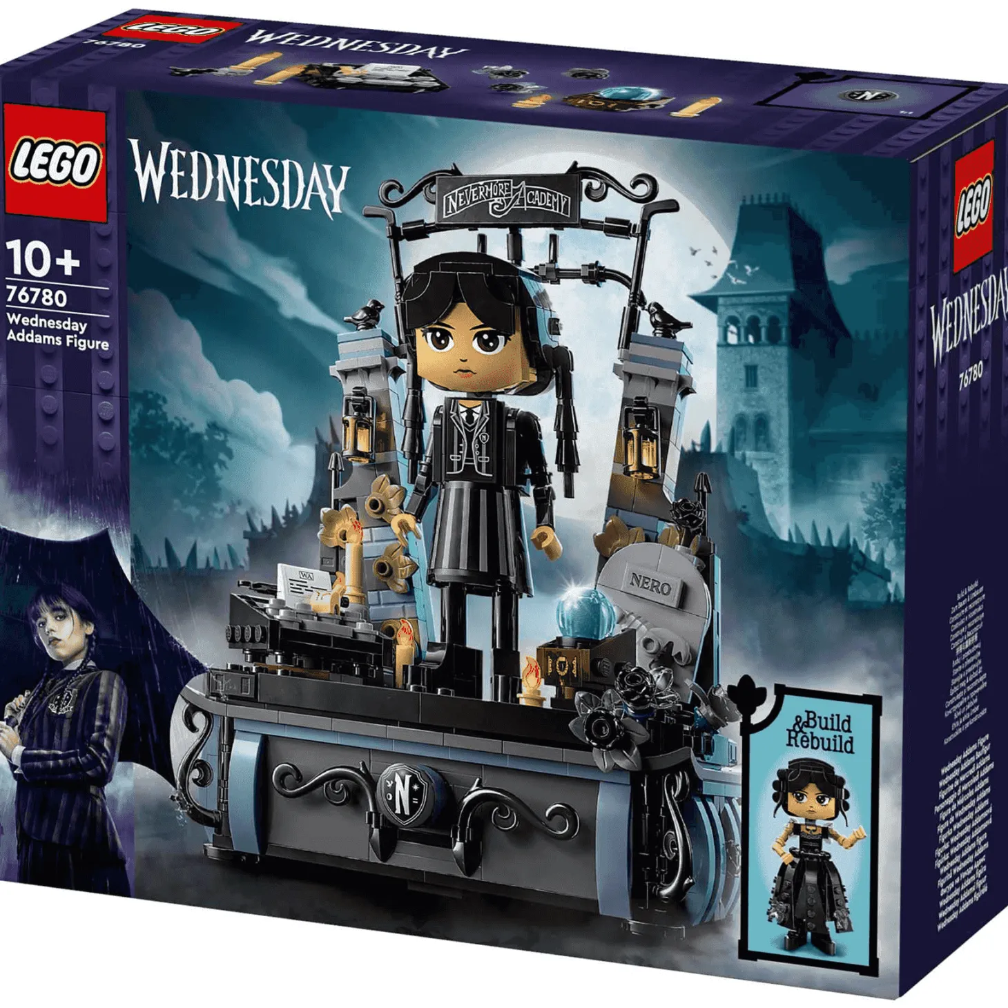LEGO Miércoles Figura de Miércoles Addams Juguete 76780