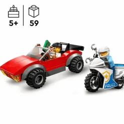 LEGO Moto de Policía y Coche a la Fuga