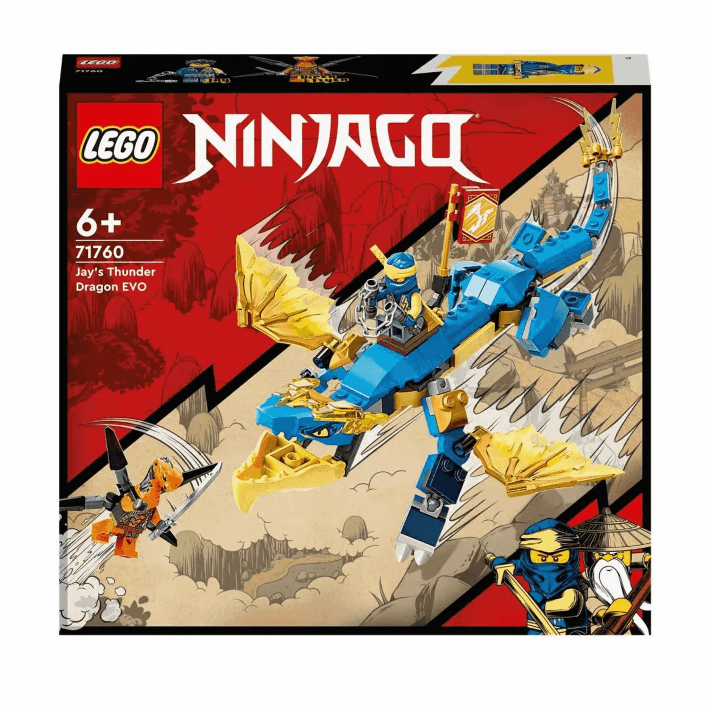 LEGO NINJAGO 71760 Dragón del Trueno EVO de Jay