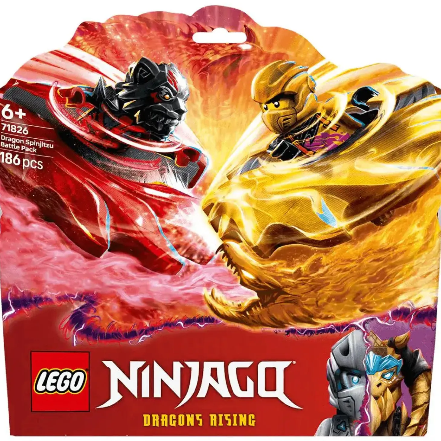 LEGO NINJAGO Pack de Combate: Spinjitzu del Dragón 71826