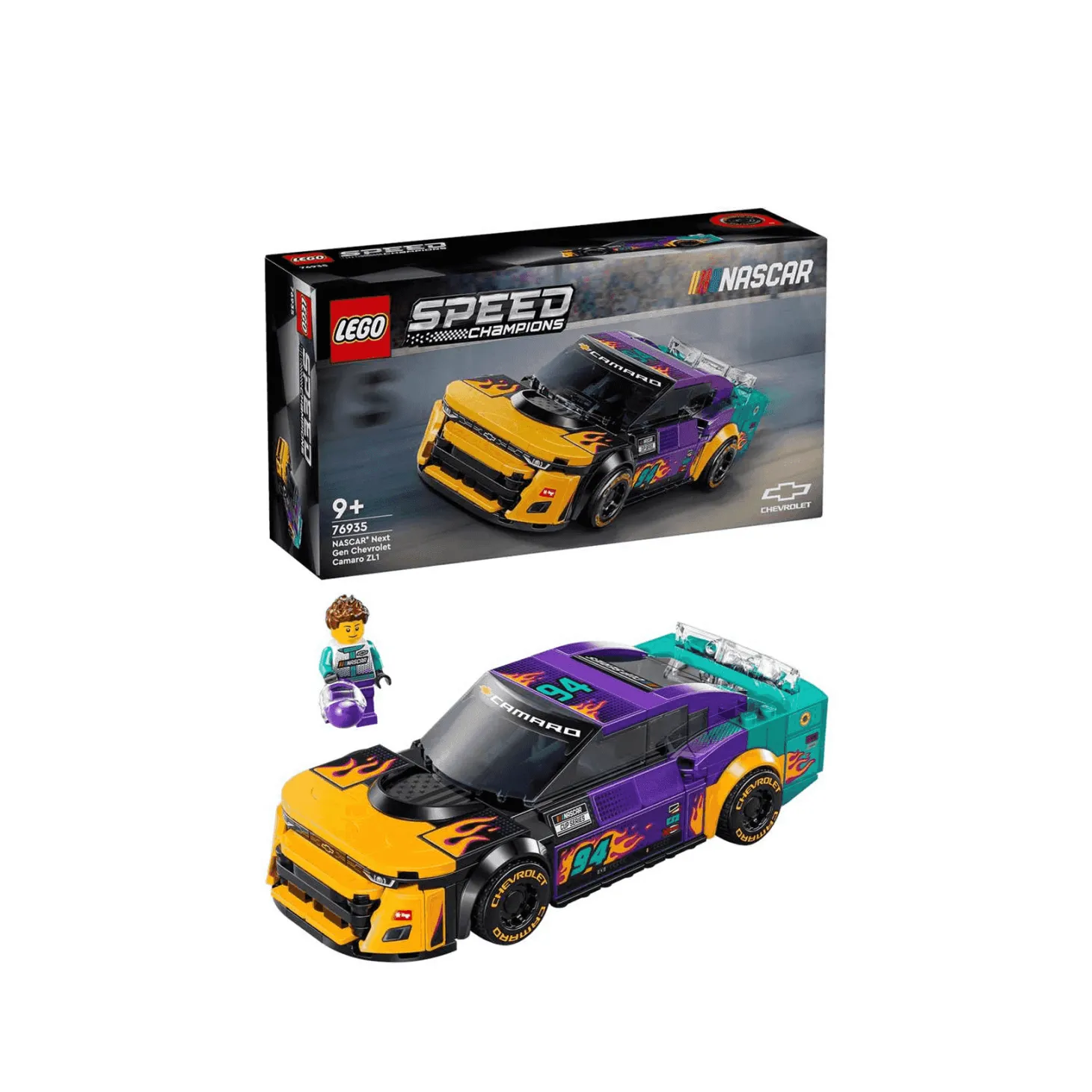 LEGO Speed Champions NASCAR Next Gen Chevrolet Camaro ZL1 76935