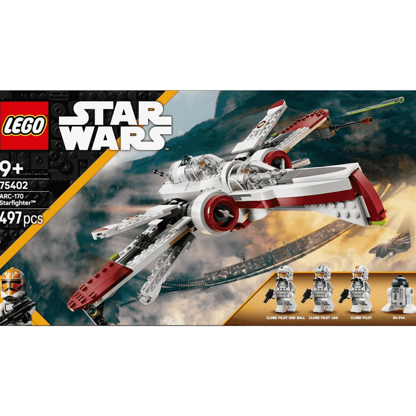 LEGO Star Wars Caza Estelar ARC-170 Juguete infantil 75402
