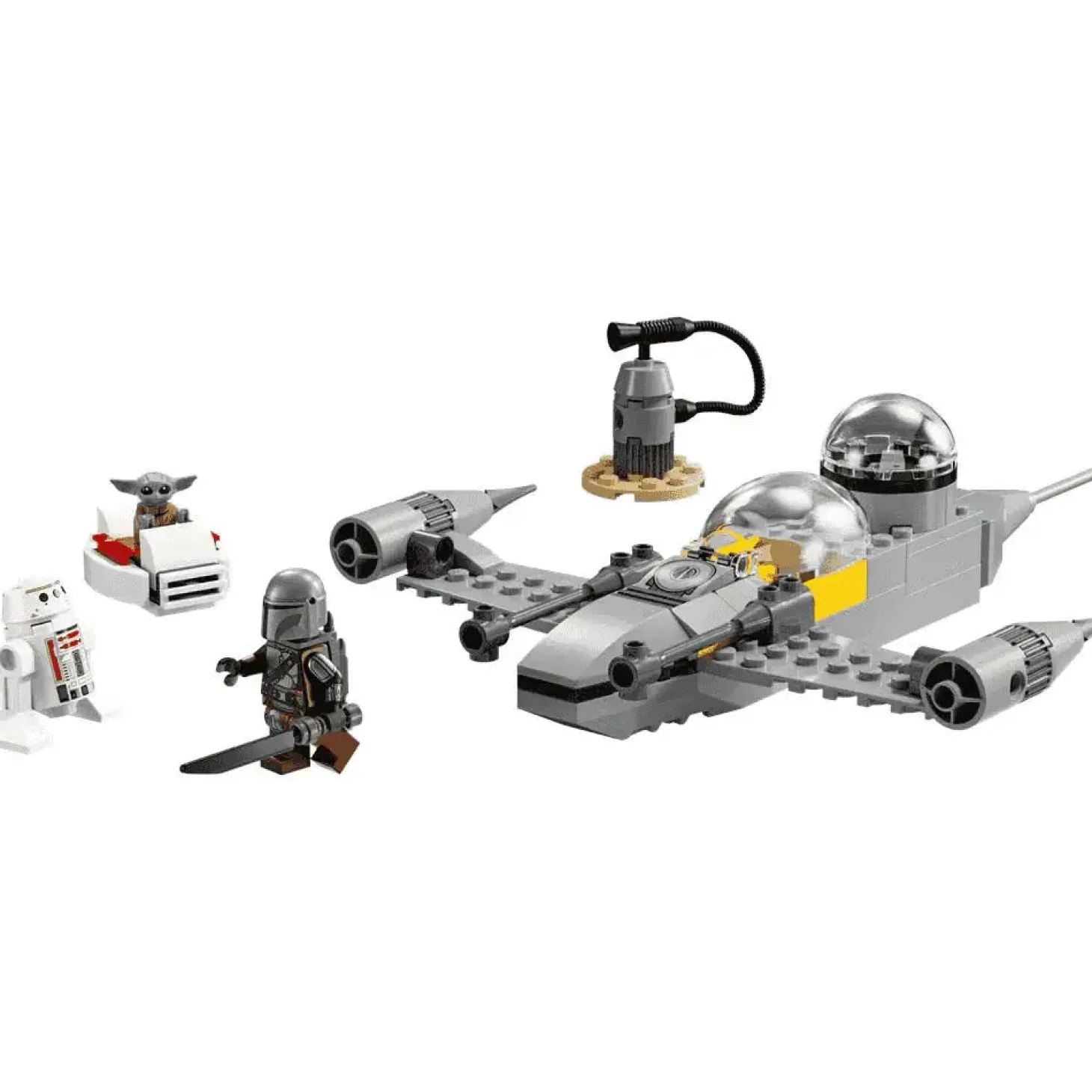 LEGO Star Wars Caza Estelar N-1 de Mando y Grogu 75410