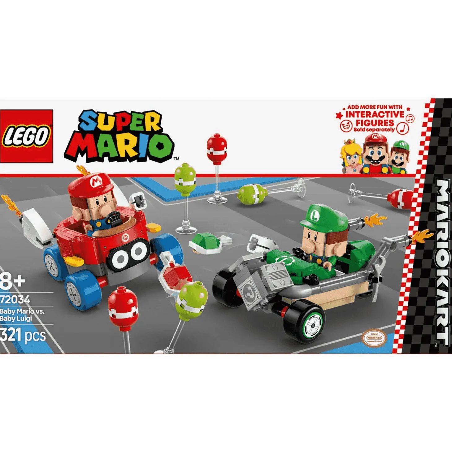LEGO Super Mario: Mario Kart: Bebé Mario vs. Bebé Luigi 72034