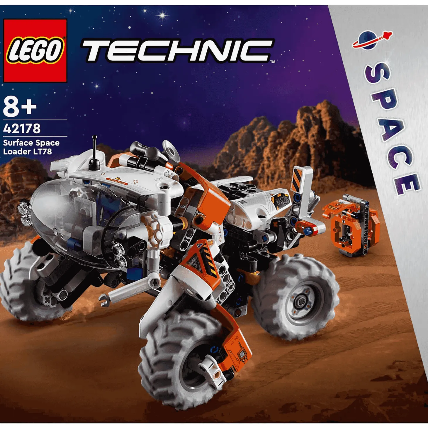 LEGO Technic Cargadora Espacial de Superficie LT78 Set 42178