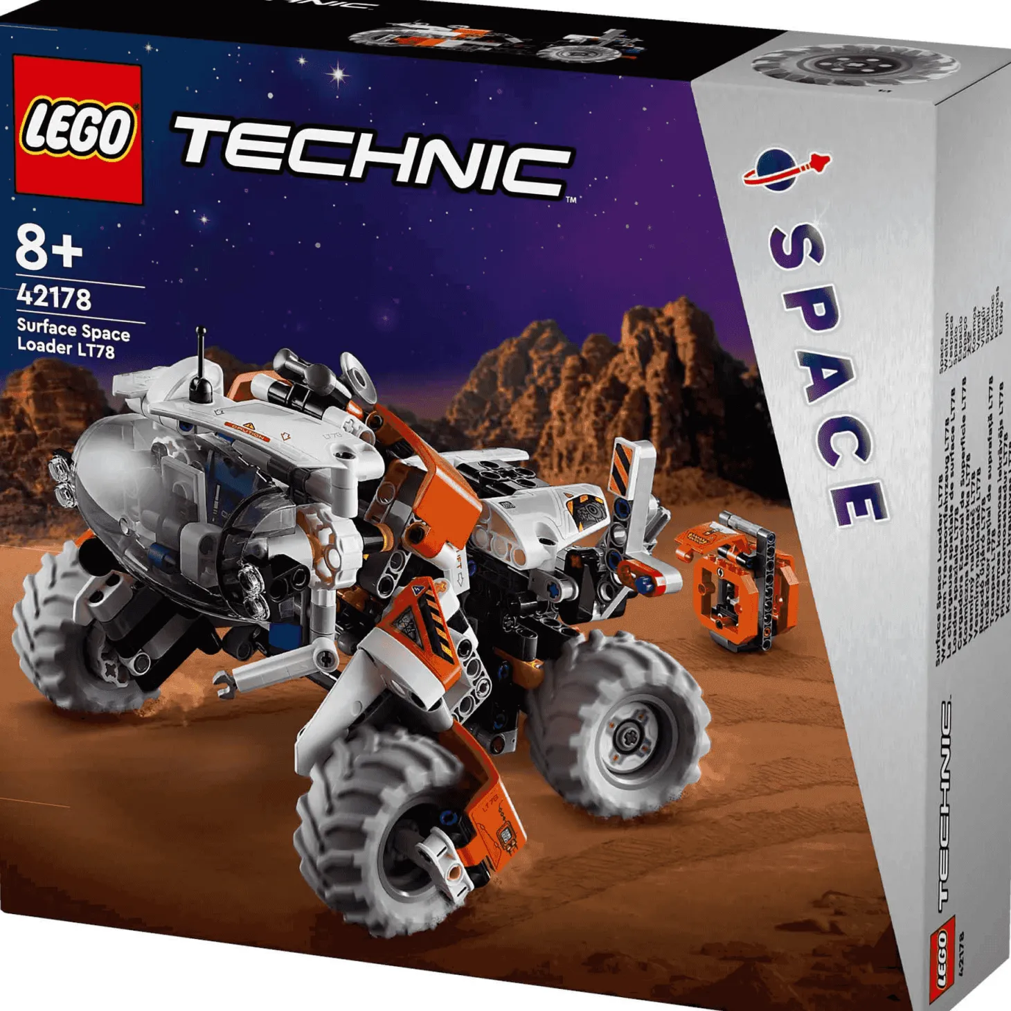 LEGO Technic Cargadora Espacial de Superficie LT78 Set 42178