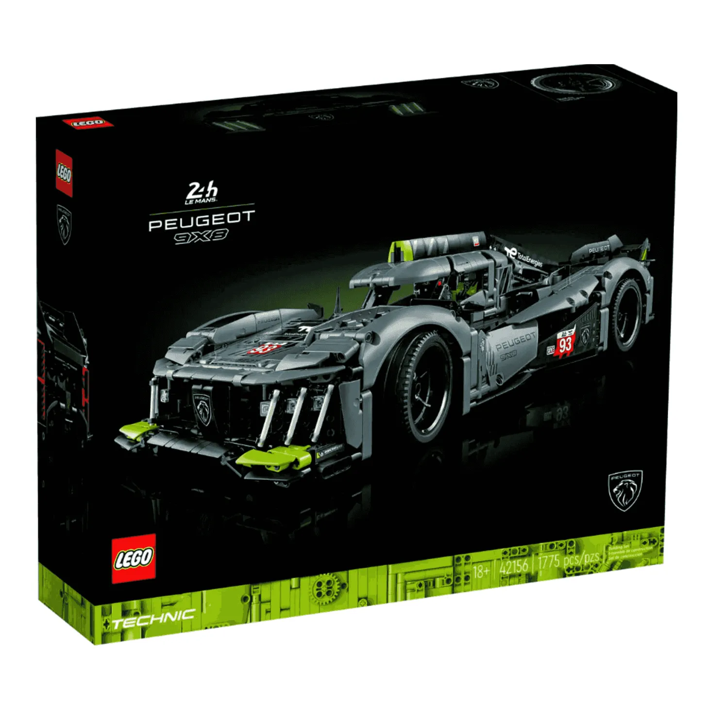 LEGO Technic PEUGEOT 9X8 24H Le Mans Hybrid Hypercar