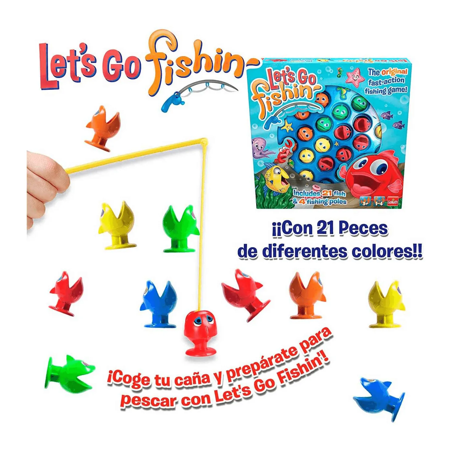 Let´s Go Fishing Original Juego de Pesca para niños