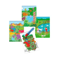 Libreta para Coloreas Animales con Rotulador de Agua