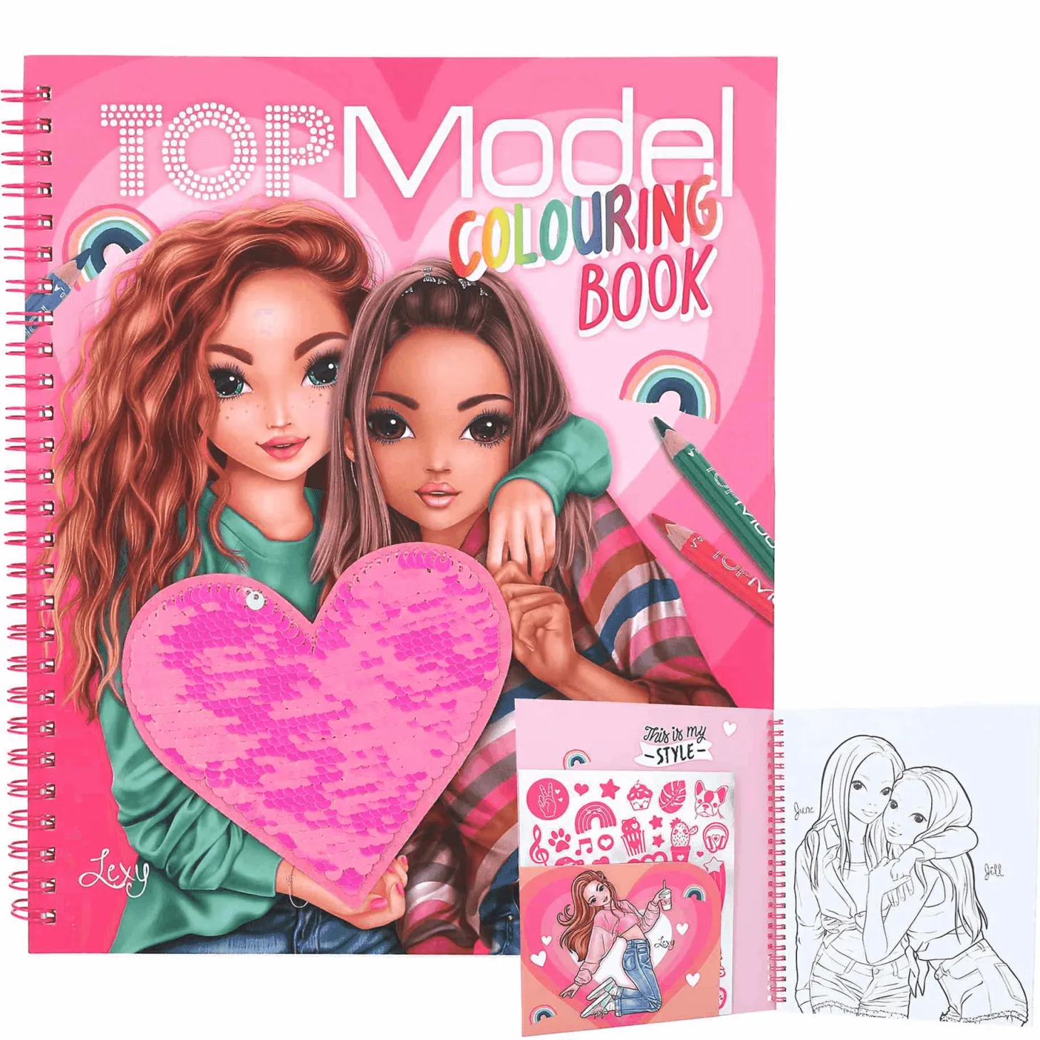 Libro Para Colorearcon Lentejuelas