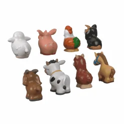 Little People Pack de 8 figuras animalitos de la granja juguetes Mattel GFL21