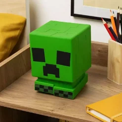 Lámpara Creeper SquishyGlo Minecraft 15 cm