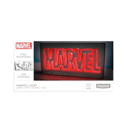 Lámpara LED de neón del Logo de Marvel