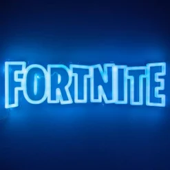 Lámpara LED neón Fortnite pared 40 cm
