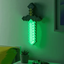 Lámpara Minecraft Espada de Diamante 40cm