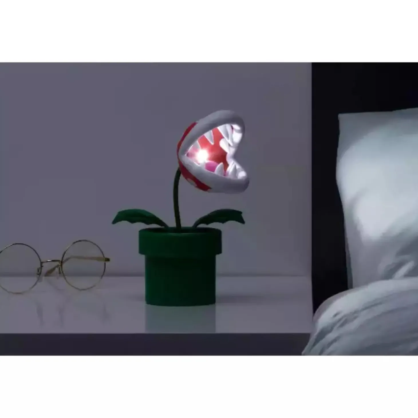Lámpara Mini Piranha Plant Super Mario 20 cm
