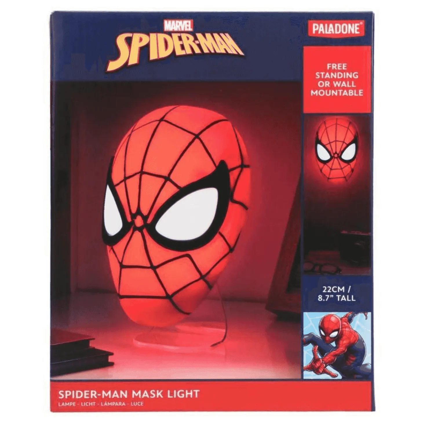 Lámpara Máscara Spider-Man – 22 cm