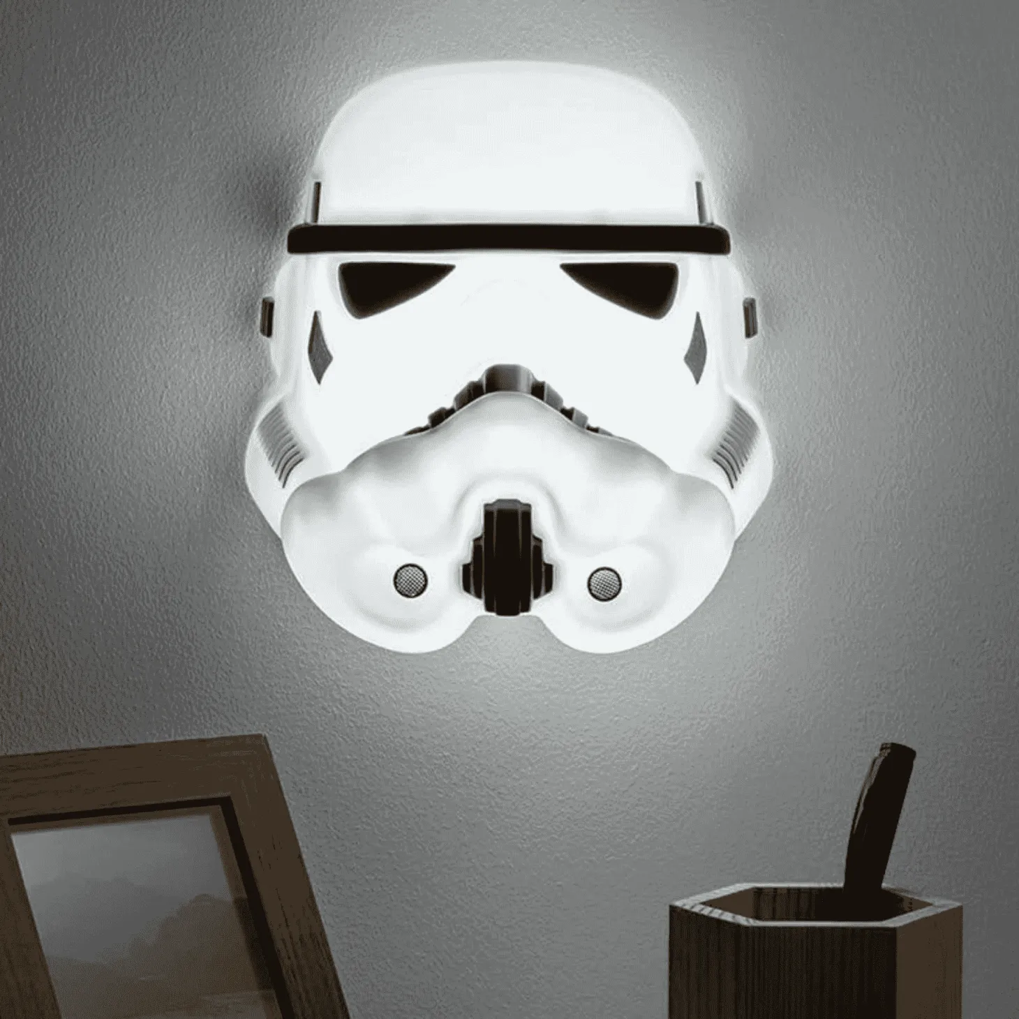 Lámpara Máscara Stormtrooper Star Wars 19 cm