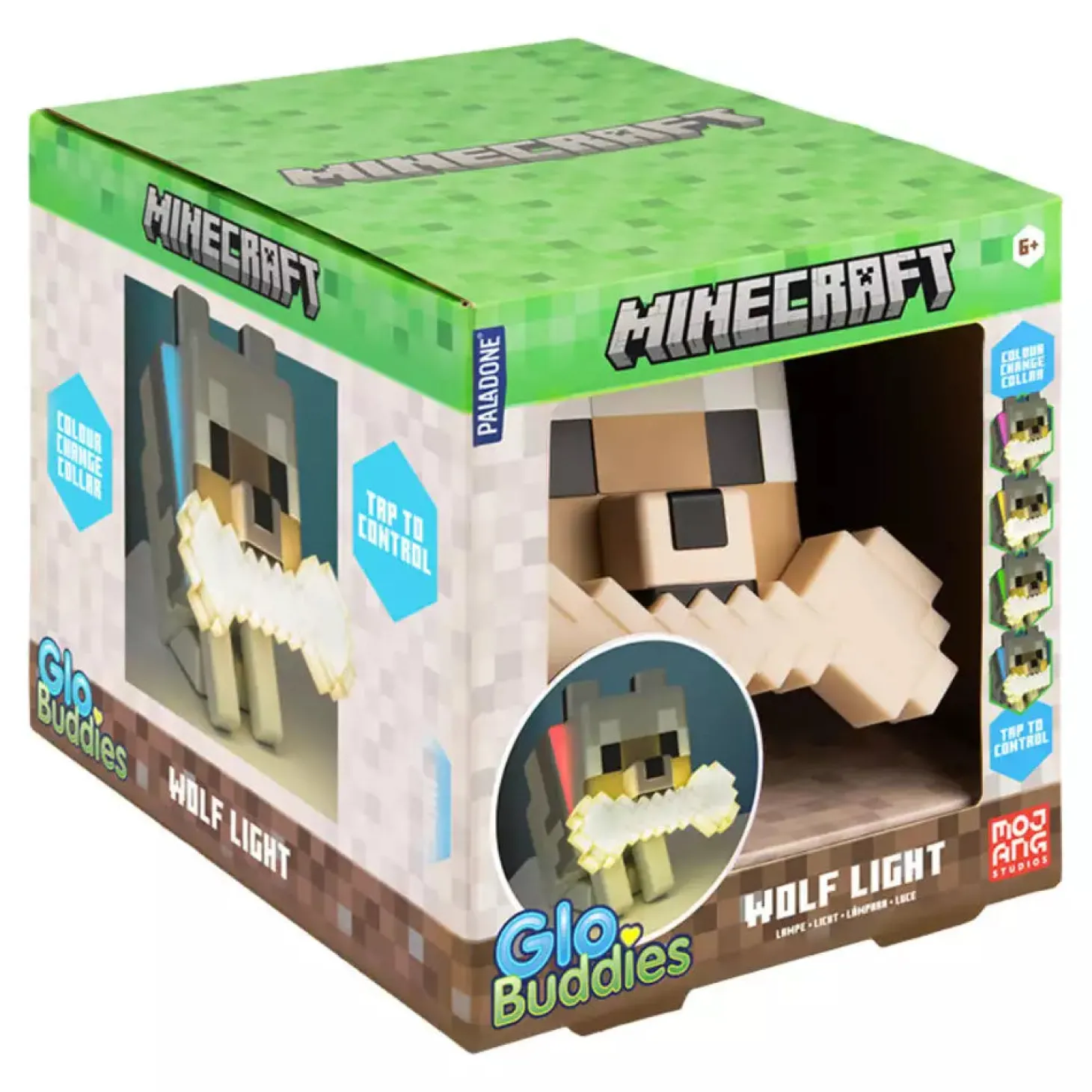 Lámpara Wolf GloBuddies Minecraft 14 cm