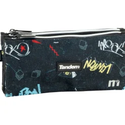 LONDON Portatodo 3 Bolsillos Independientes: Organización y Estilo para el Colegio