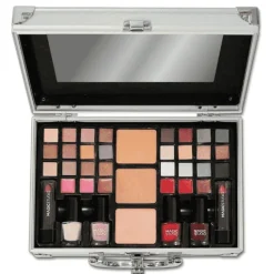 Magic Studio Maletín Plata Perfect Traveller – Set de maquillaje todo en uno para peques