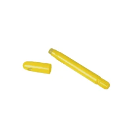 Maquillaje Crayón Cera Amarillo con Rosca y Tapa