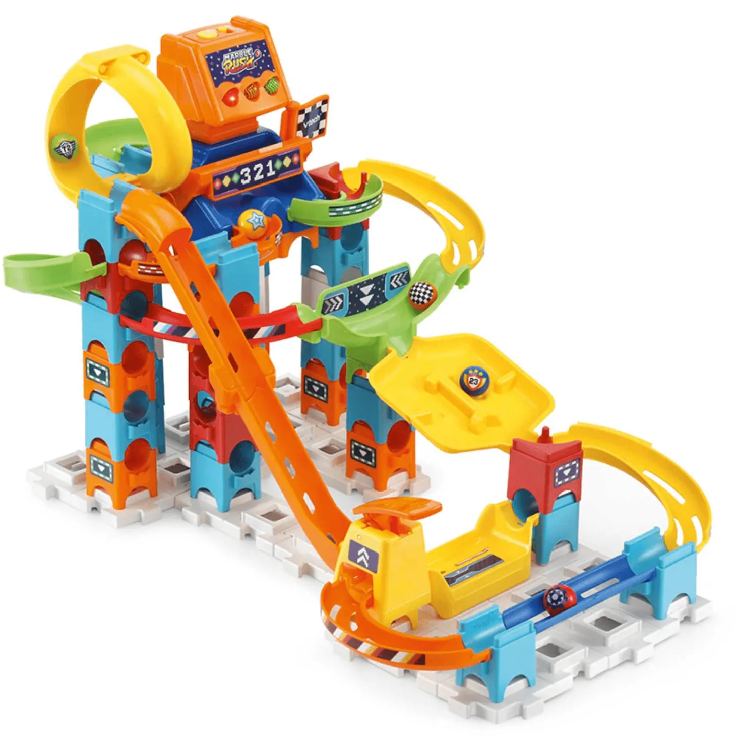 Marble Rush Circuito de Canicas Interactivo Racing Track Set