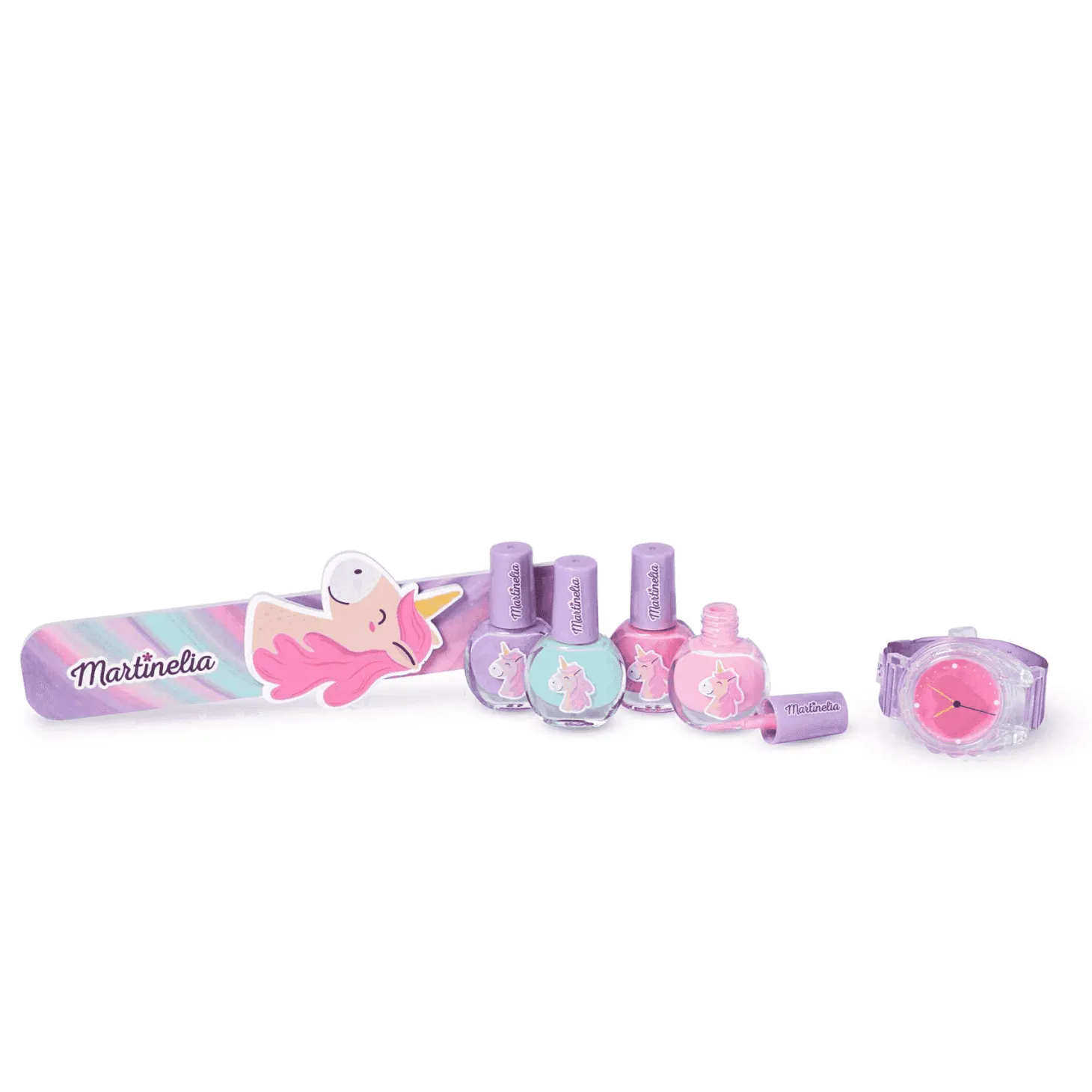 Martinelia Set de Manicura y Reloj Little Unicorn