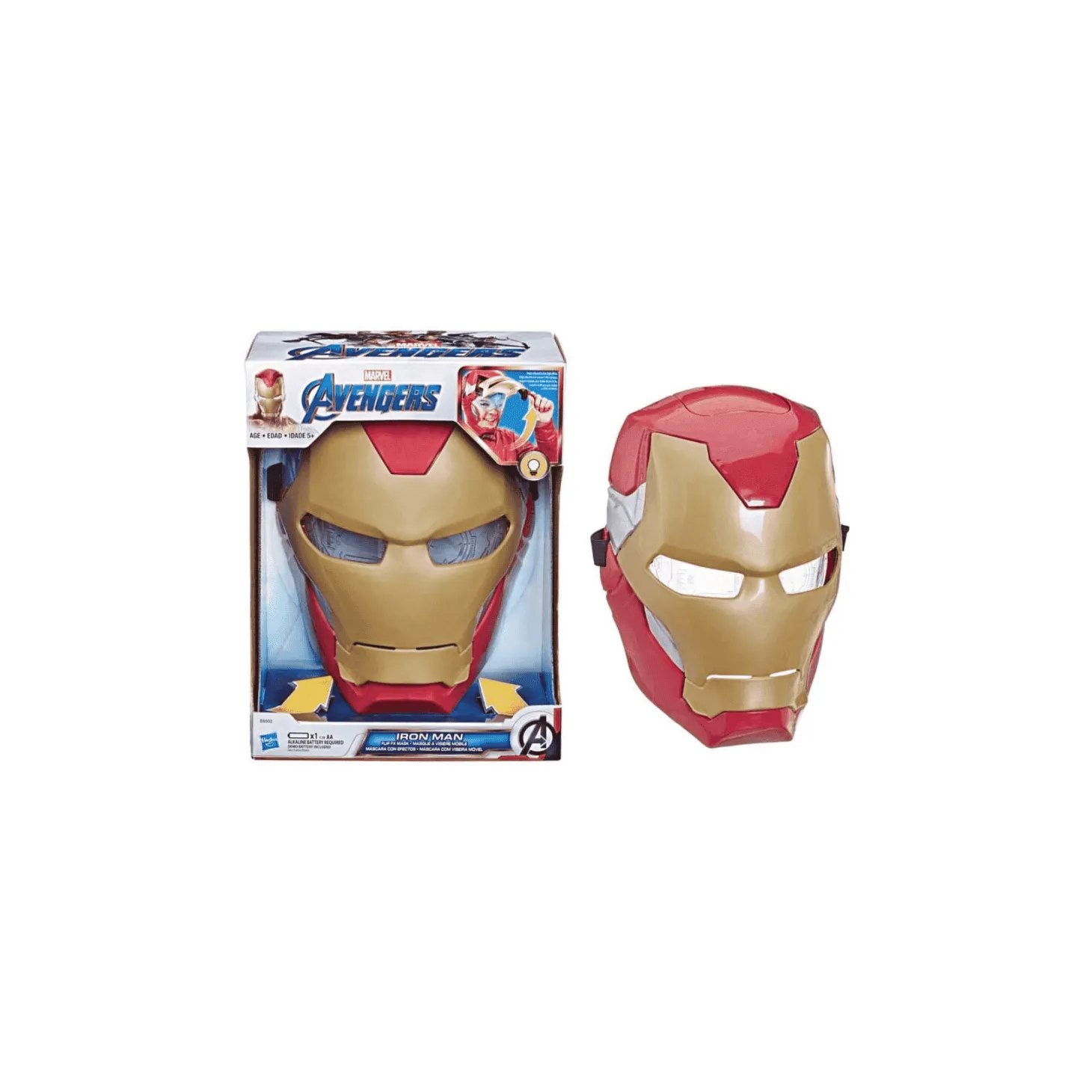 Marvel Avengers Máscara con efectos de Iron Man