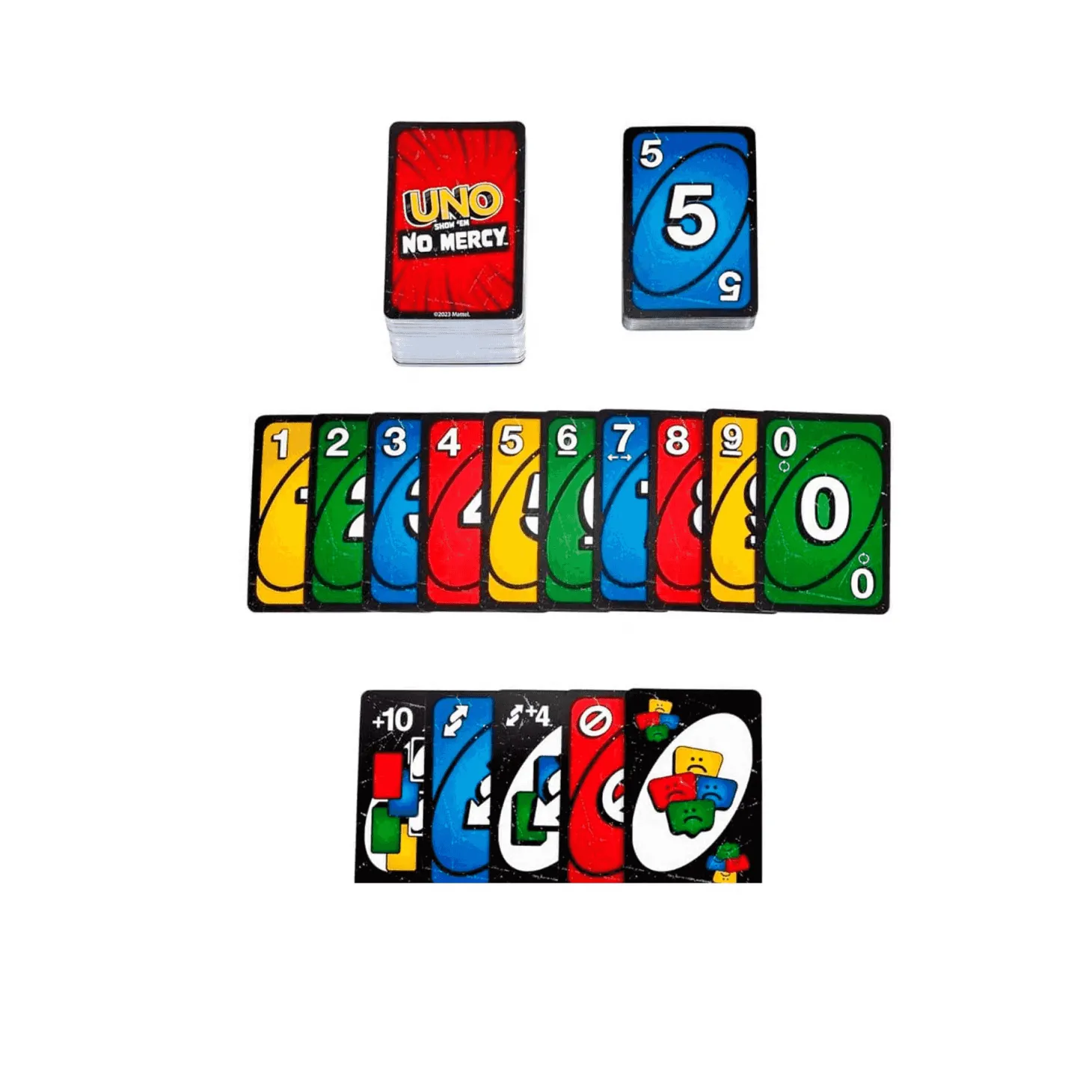 Mattel Games Juego de cartas UNO No Mercy