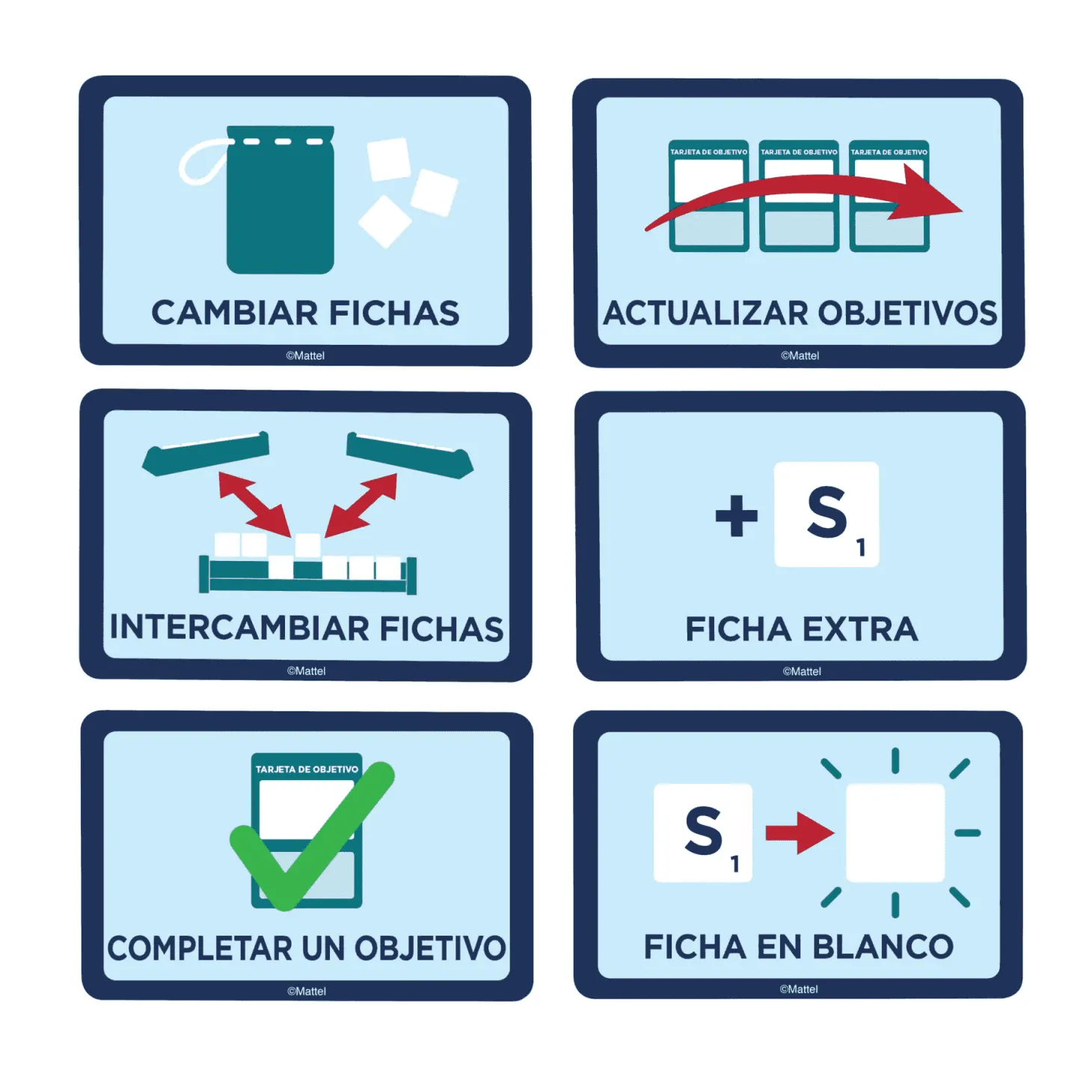 Mattel Games Scrabble 2 Juegos en 1 Juego Mesa