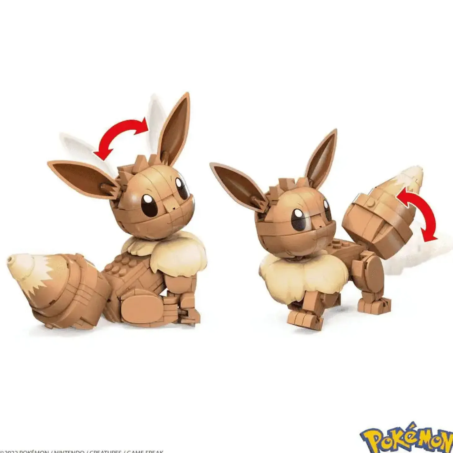 Mega Construx Pokémon Construye y muestra Eeve - Juguete de Mega Pokémon