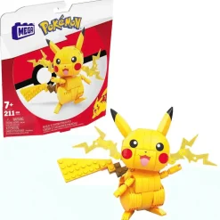 Mega Construx Pokémon Construye y muestra Pikachu - Juguete de Mega Pokémon