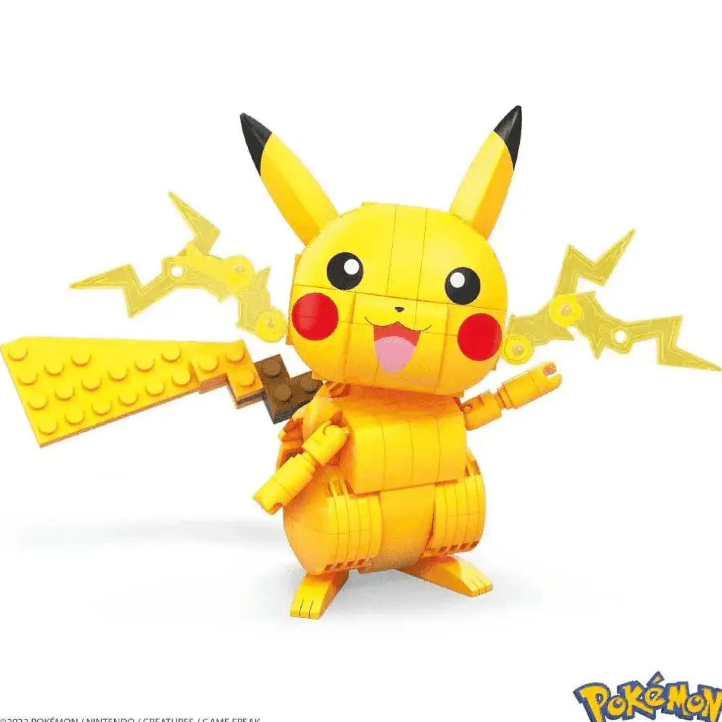 Mega Construx Pokémon Construye y muestra Pikachu - Juguete de Mega Pokémon